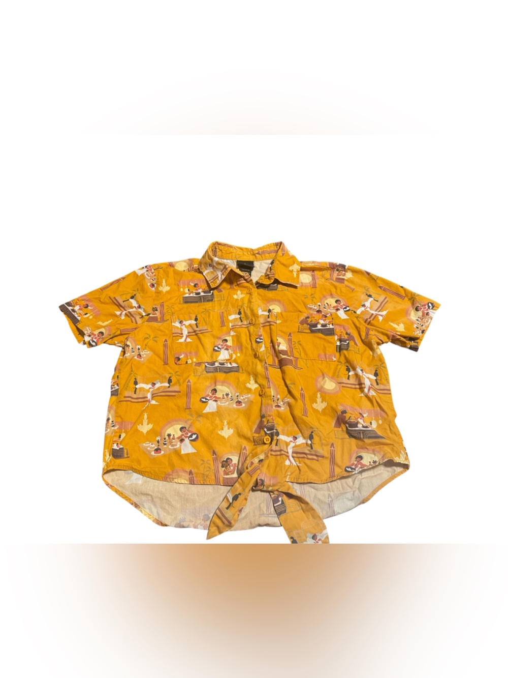 Disney Princess & the Frog Princess Tiana button up women’s shirt size small